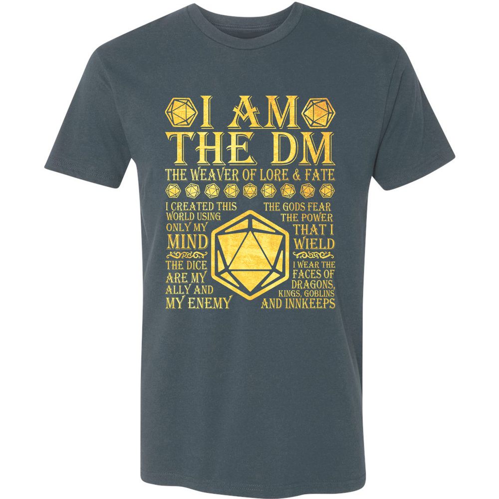 I Am The DM Premium Unisex T-Shirt - Indigo - 15