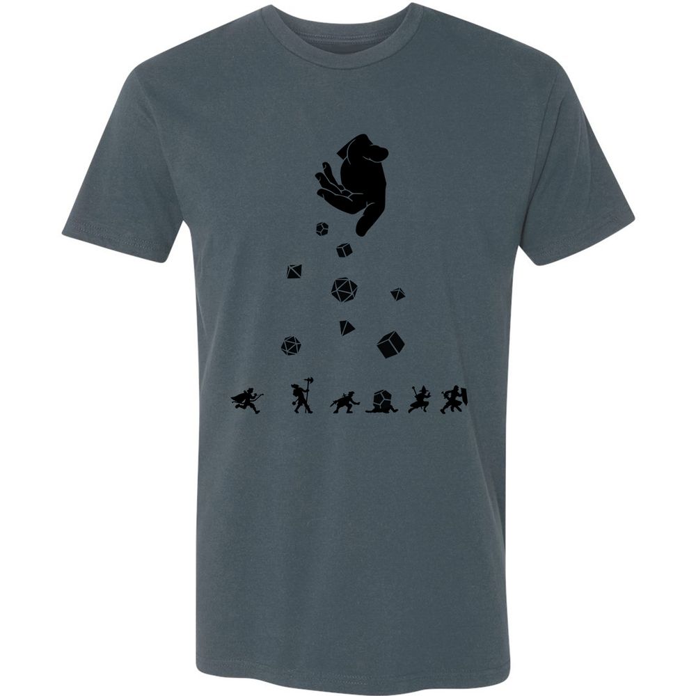 Rocks Fall, Everyone Dice Premium Unisex T-Shirt - Indigo - 15