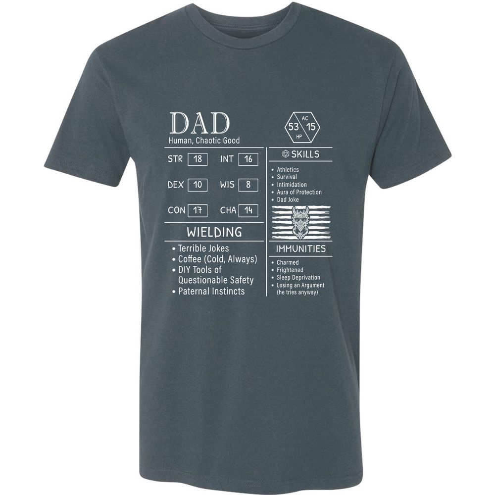 Dad Stats New - Indigo - 15