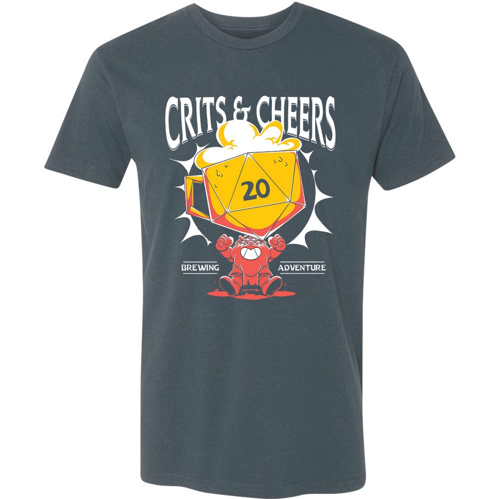 Crits & Cheers Premium Unisex T-Shirt - Indigo - 15