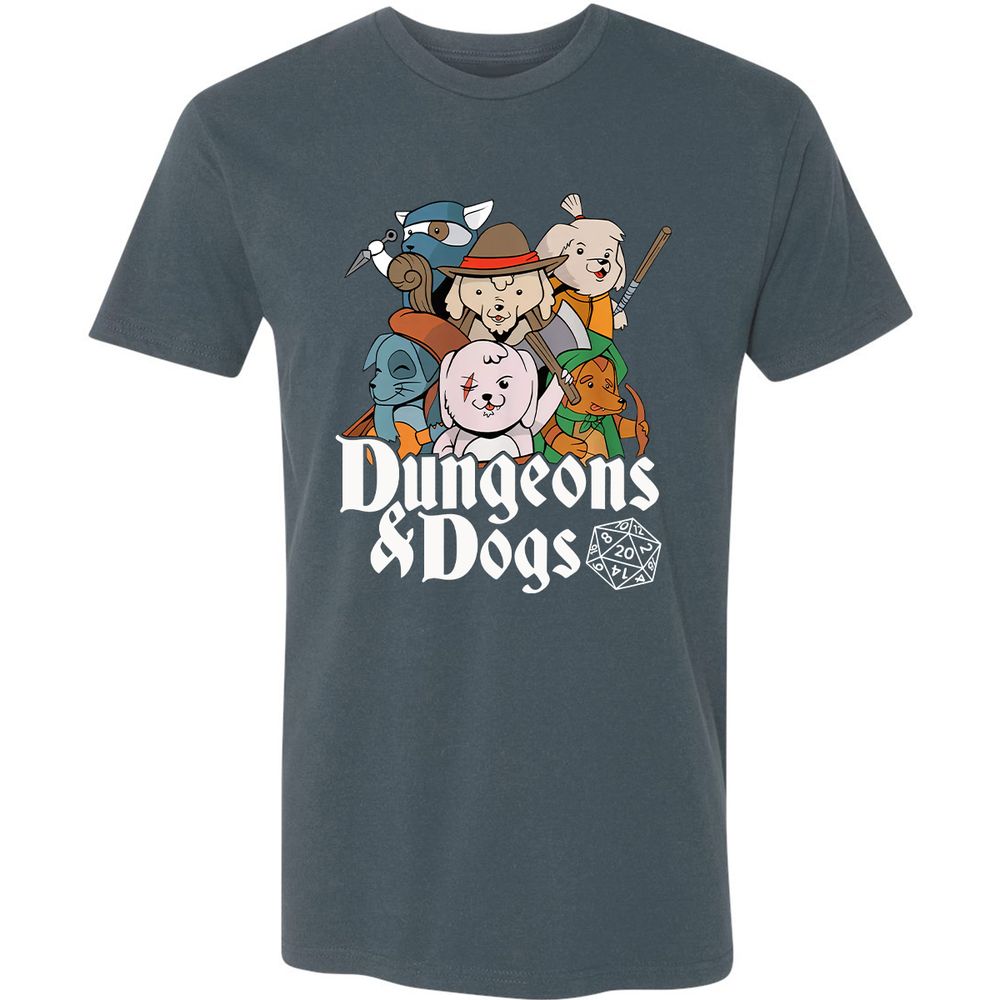 Dungeons & Dogs Premium Unisex T-Shirt - Indigo - 15