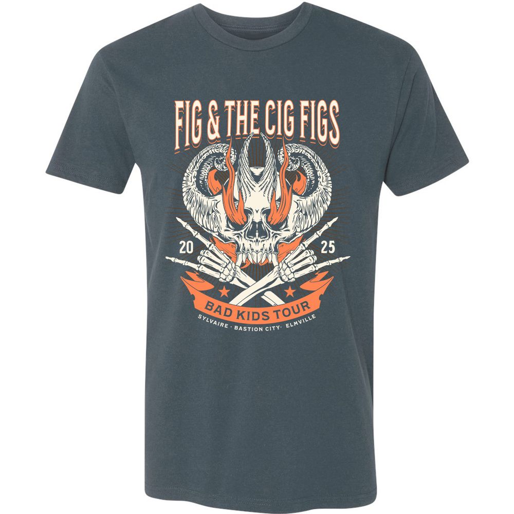 Fig and the Cig Figs, Dimension 20 Premium Unisex T-Shirt - Indigo - 15