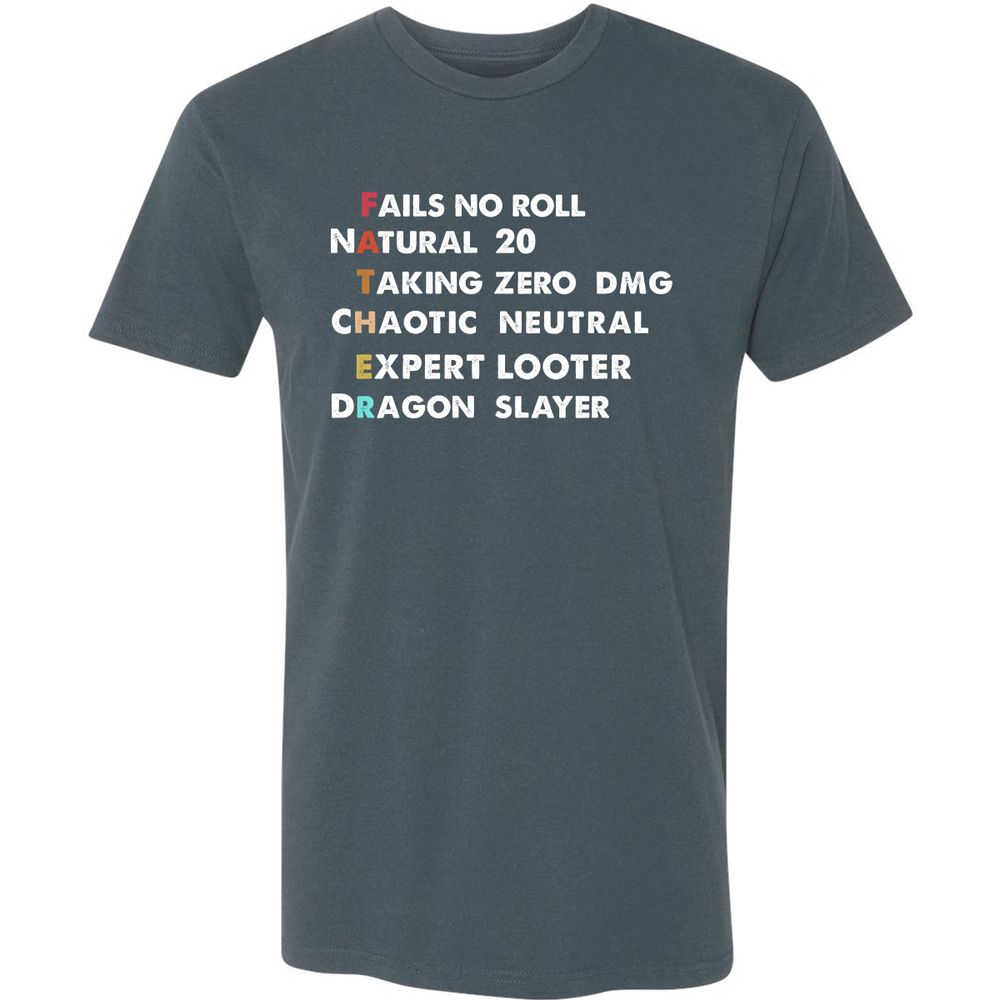 Father D&D Premium Unisex T-Shirt - Indigo - 15