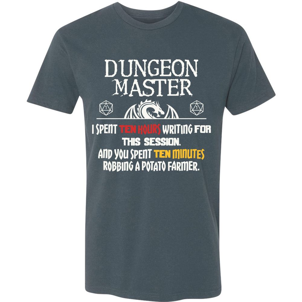 Dungeon Master Chaos Meme Premium Unisex T-Shirt - Indigo - 15
