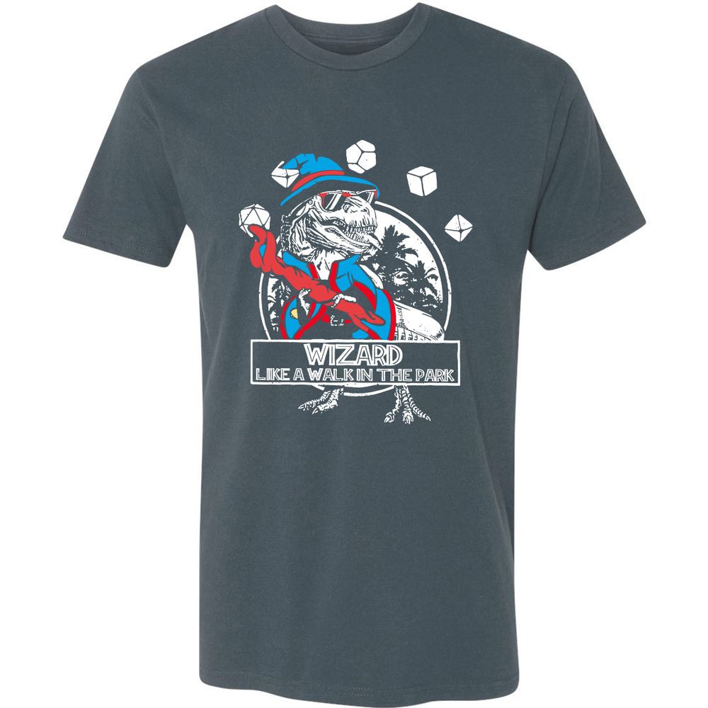 Wizard Like The Walk In The Park Premium Unisex T-Shirt - Indigo - 15