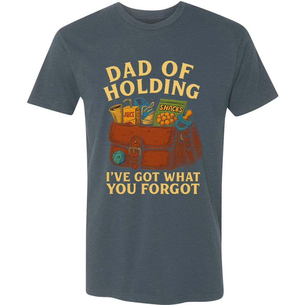 Dad Of Holding Premium Unisex T-Shirt - Indigo - 15