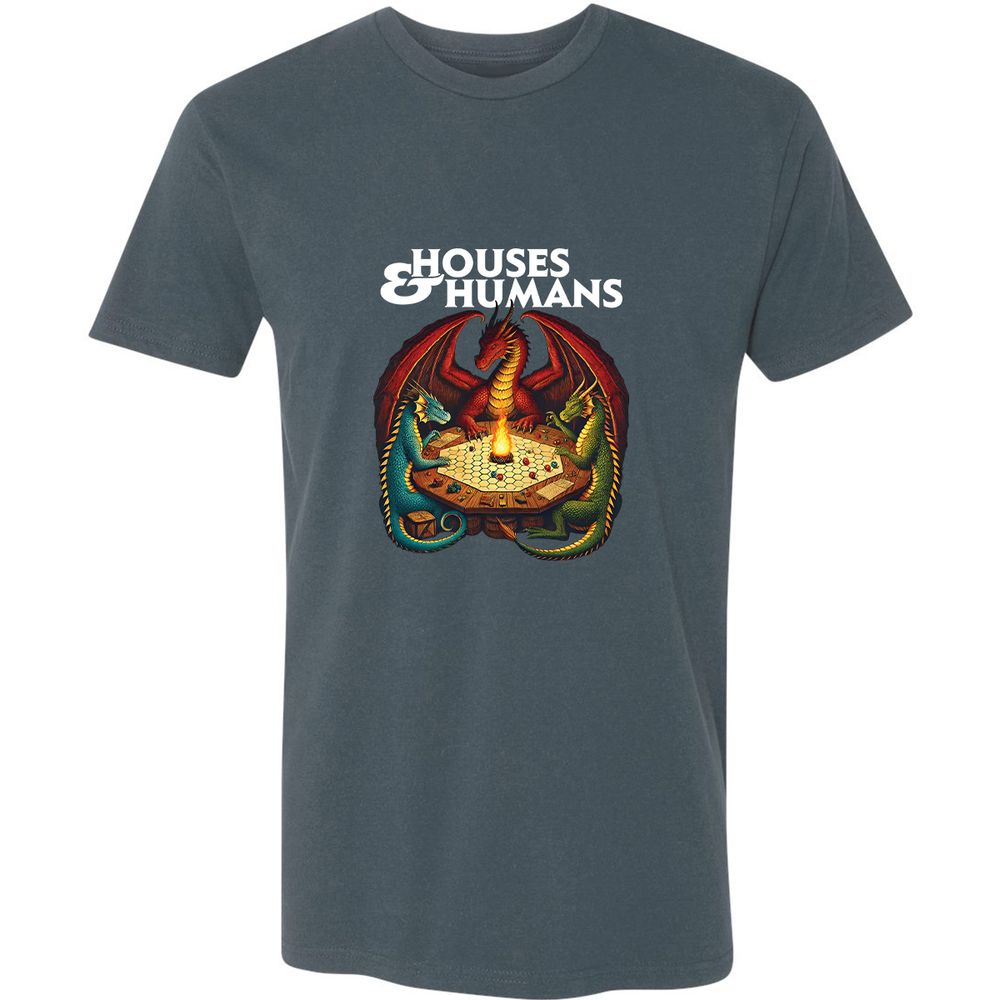 Houses & Humans Premium Unisex T-Shirt - Indigo - 15