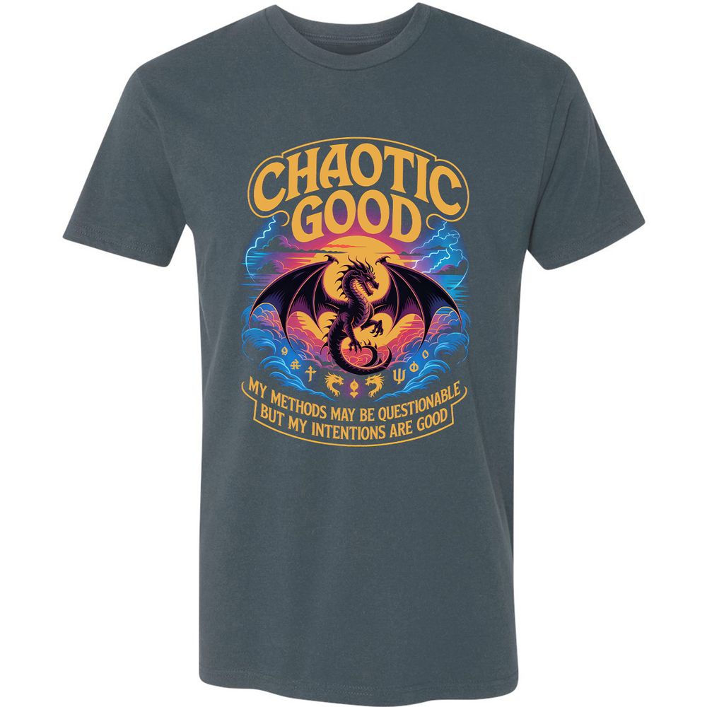 Chaotic Good Premium Unisex T-Shirt - Indigo - 15