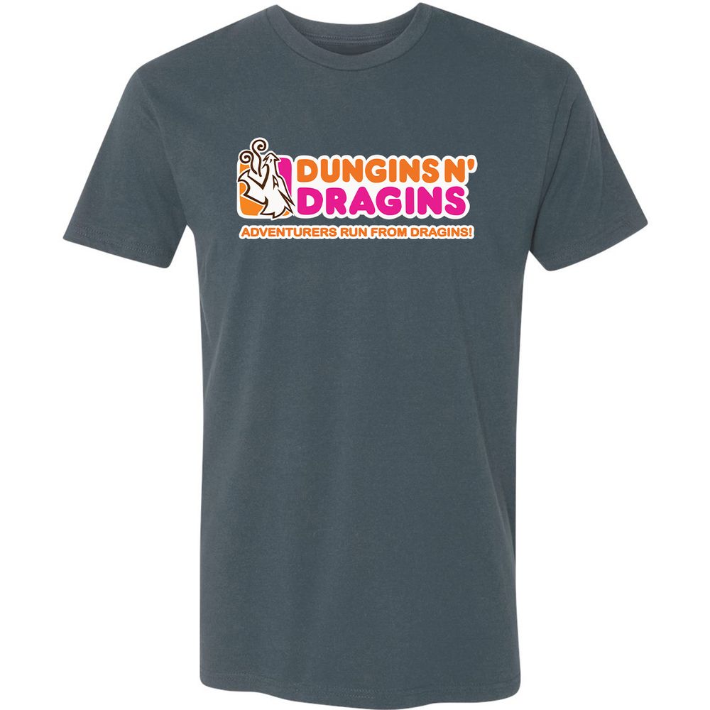 Dungins & Dragins Premium Unisex T-Shirt - Indigo - 15