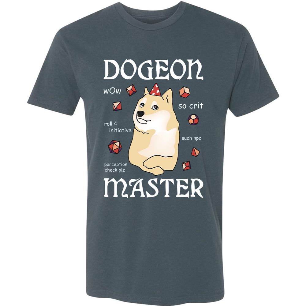 Dogeon Master Premium Unisex T-Shirt - Indigo - 15