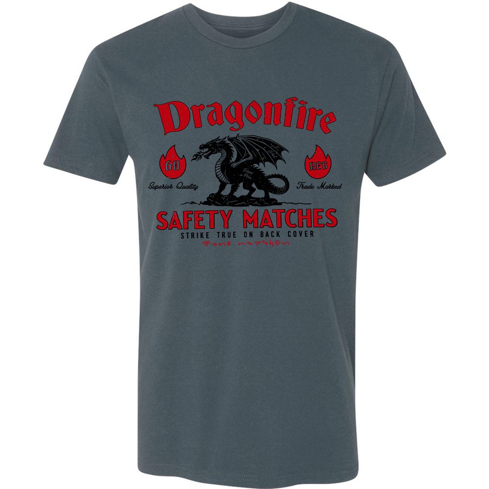 Dragonfire Premium Unisex T-Shirt - Indigo - 15