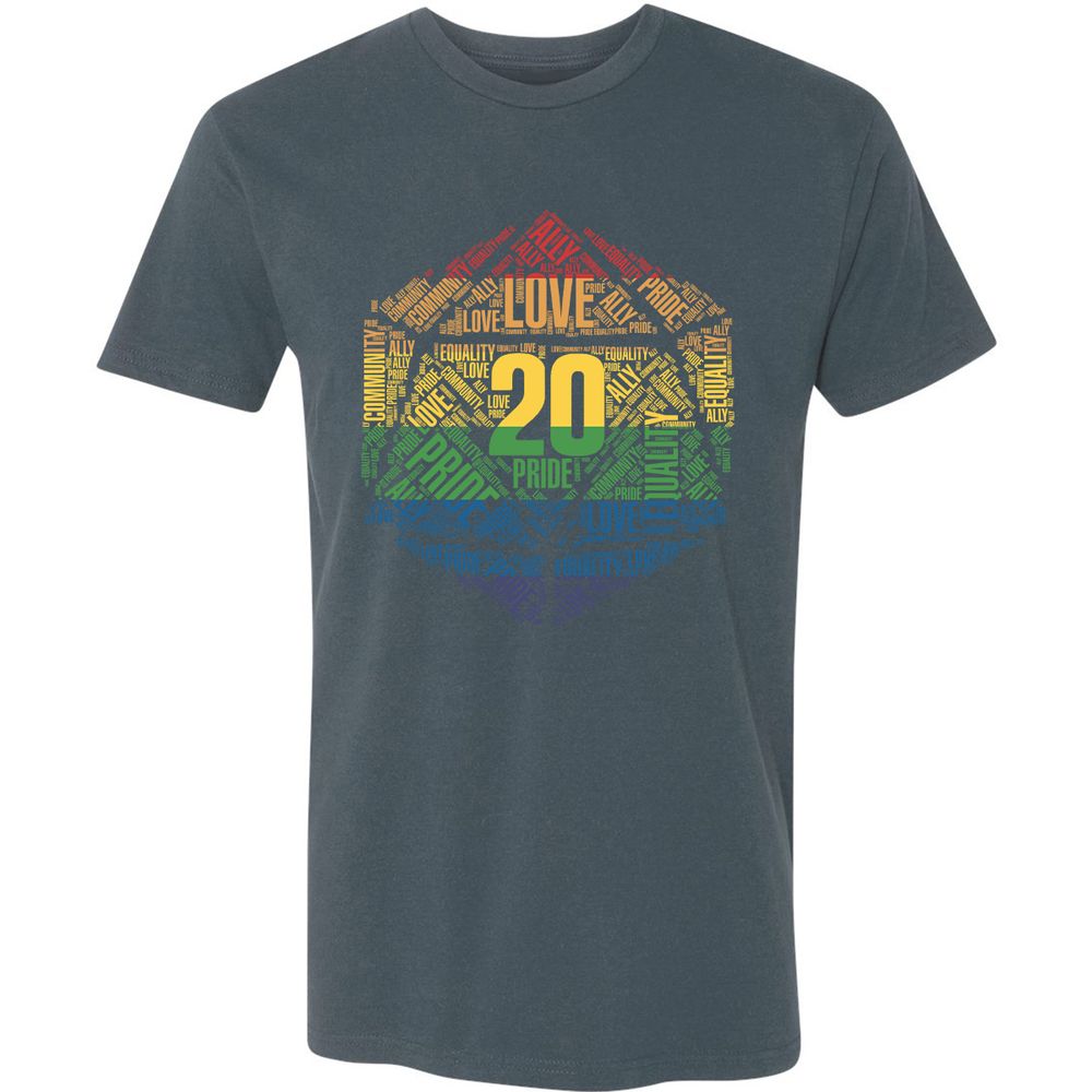 D20 Pride Premium Unisex T-Shirt - Indigo - 15