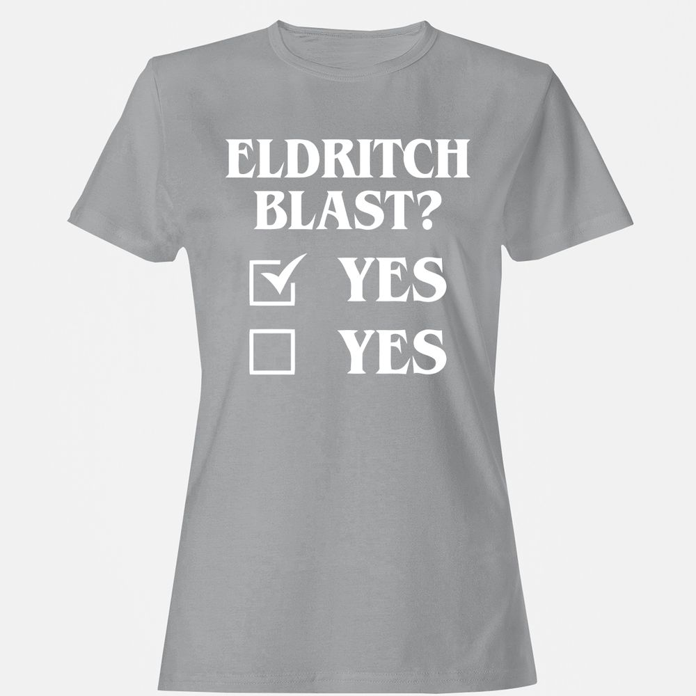Eldritch Blast Yes Women's T-Shirt - Sport Grey - 15
