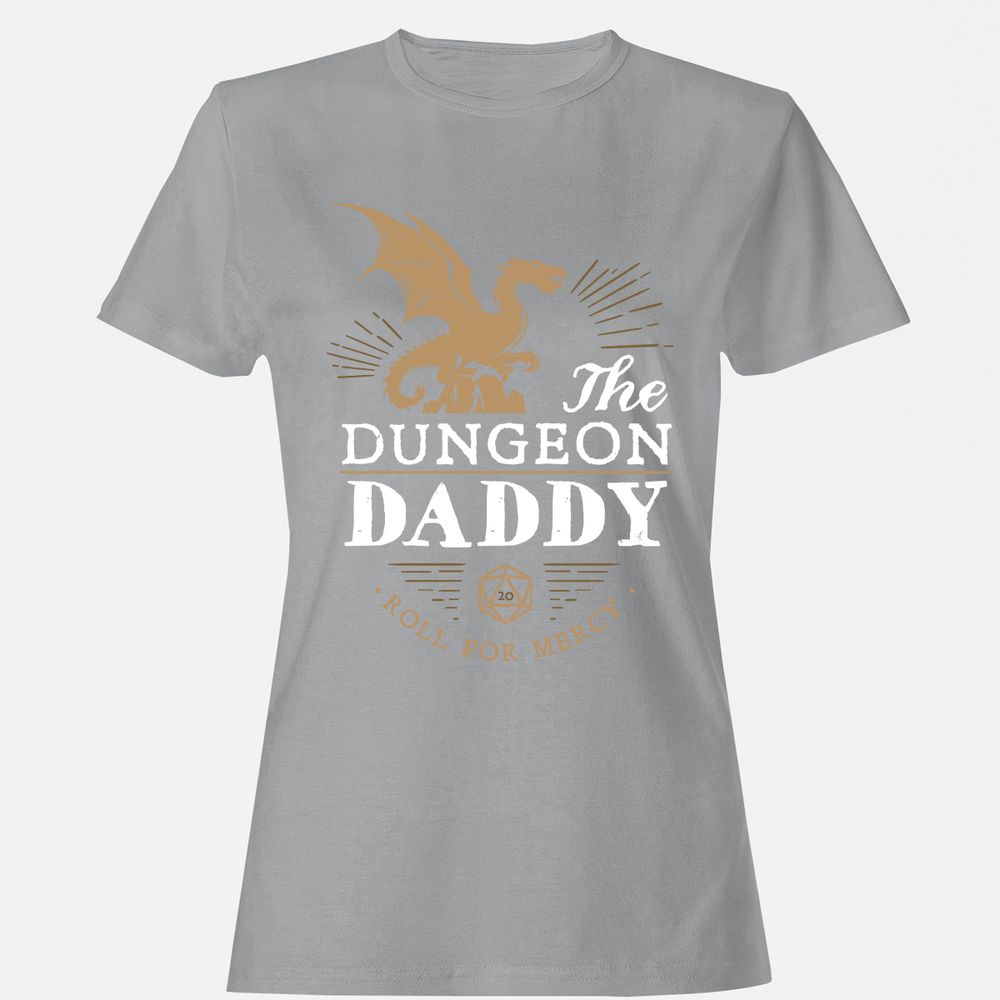 Dungeon Daddy Roll For Mercy Women's T-Shirt - Sport Grey - 15