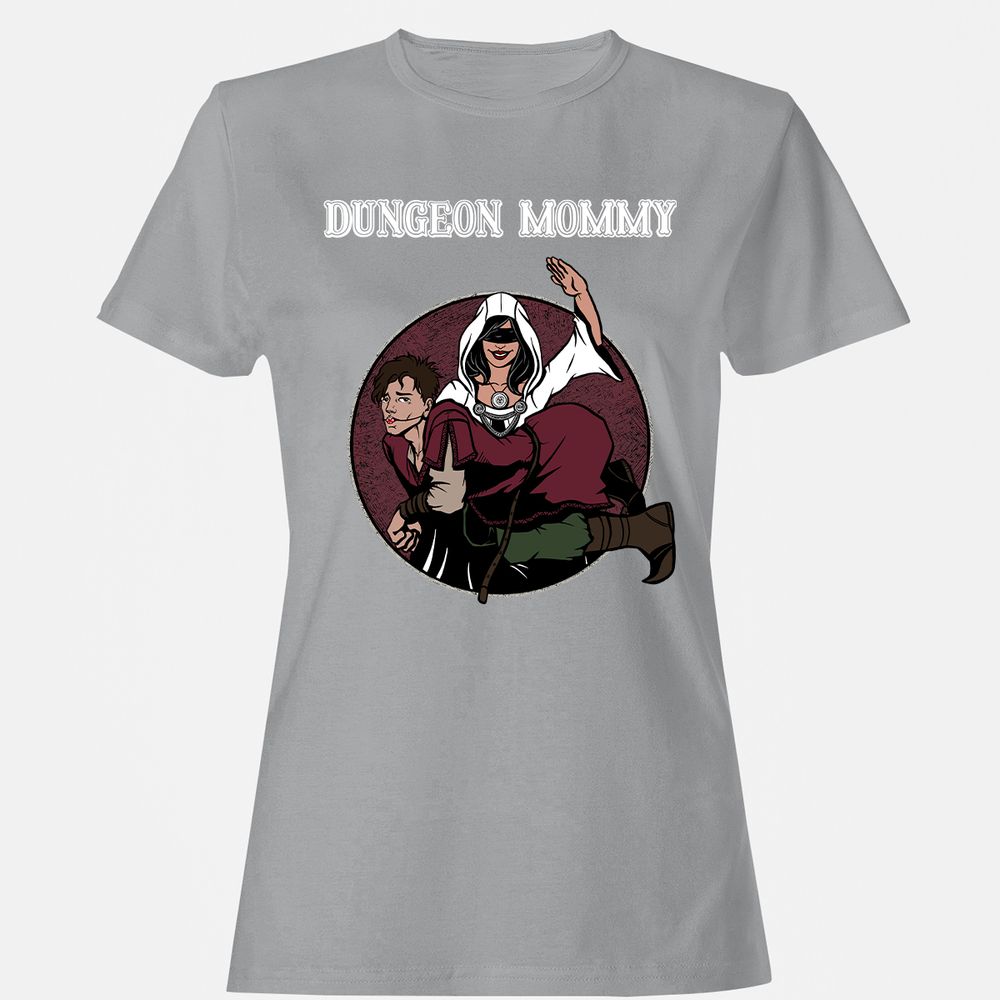 Dominant Dungeon Mommy Women's T-Shirt - Sport Grey - 15