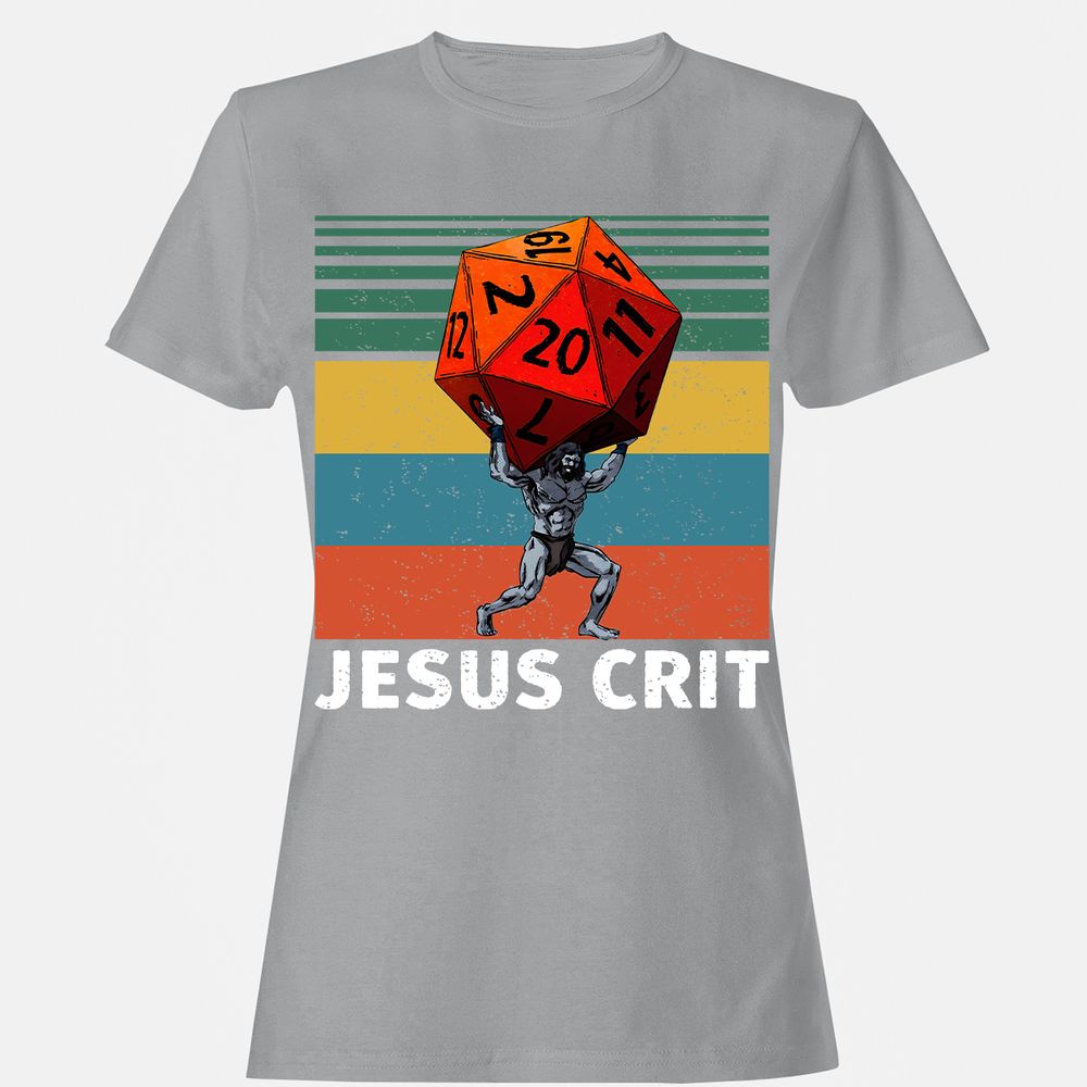 Jesus Crit Women's T-Shirt - Sport Grey - 15