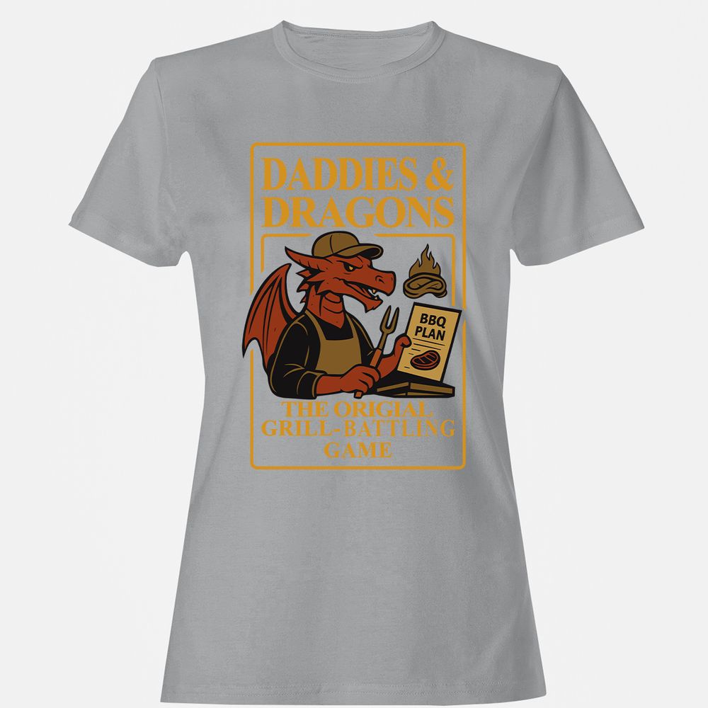 Daddies & Dragons Women's T-Shirt - Sport Grey - 15
