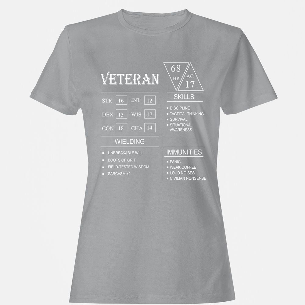 Veteran New Women's T-Shirt - Sport Grey - 15