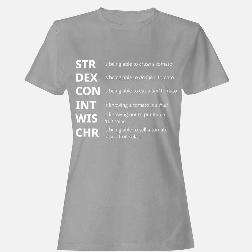 Tomato Stats – RPG Meme Edition - Sport Grey - 15