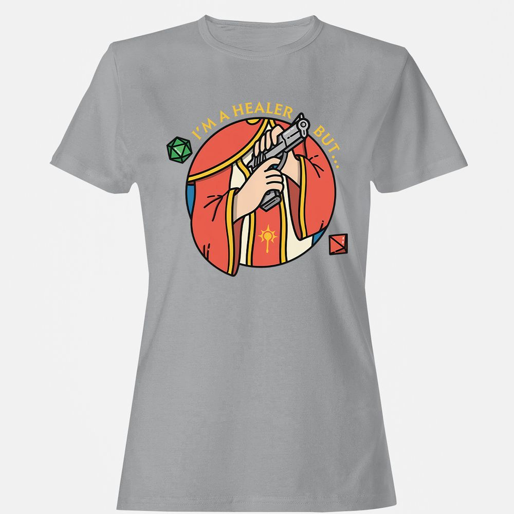 I'm A Healer But Women's T-Shirt - Sport Grey - 15