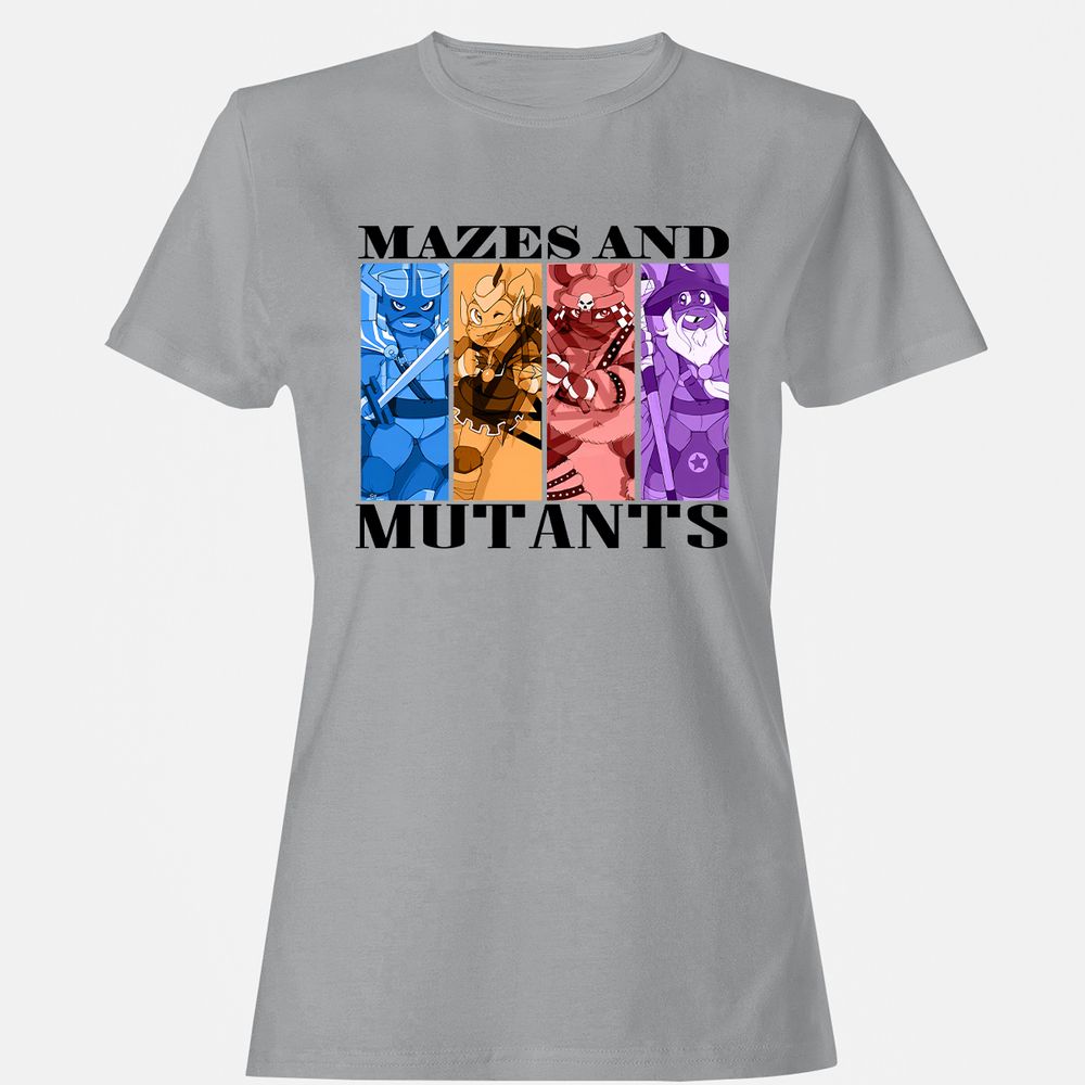 Mazes & Mutants Women's T-Shirt - Sport Grey - 15