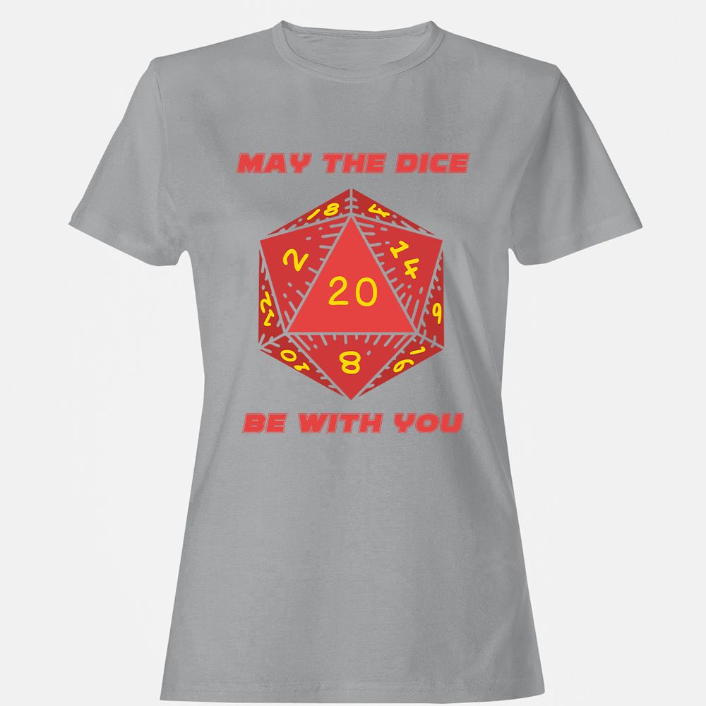 May the Dice Be With You - Sport Grey - 15