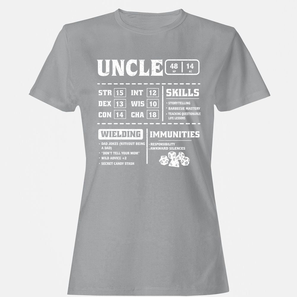 Uncle Stats Women's T-Shirt - Sport Grey - 15