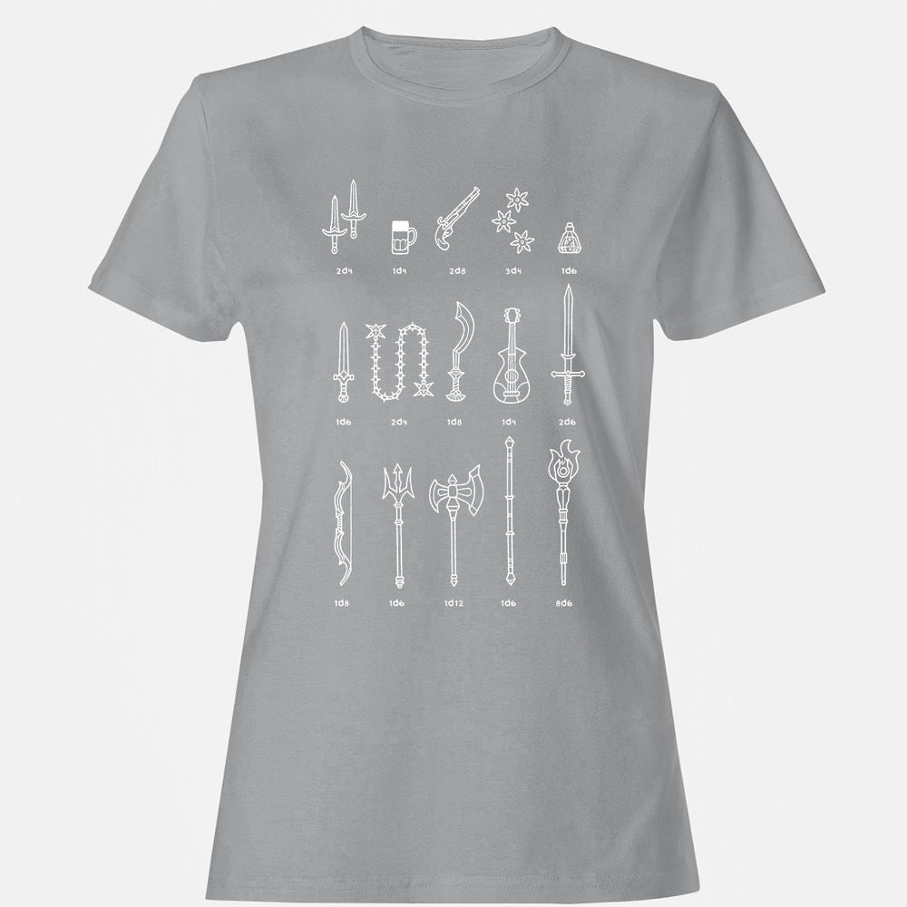 Damage Dealer RPG Women's T-Shirt - Sport Grey - 15