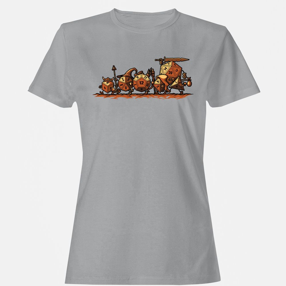 Fellowship Of The Dices Women's T-Shirt - Sport Grey - 15