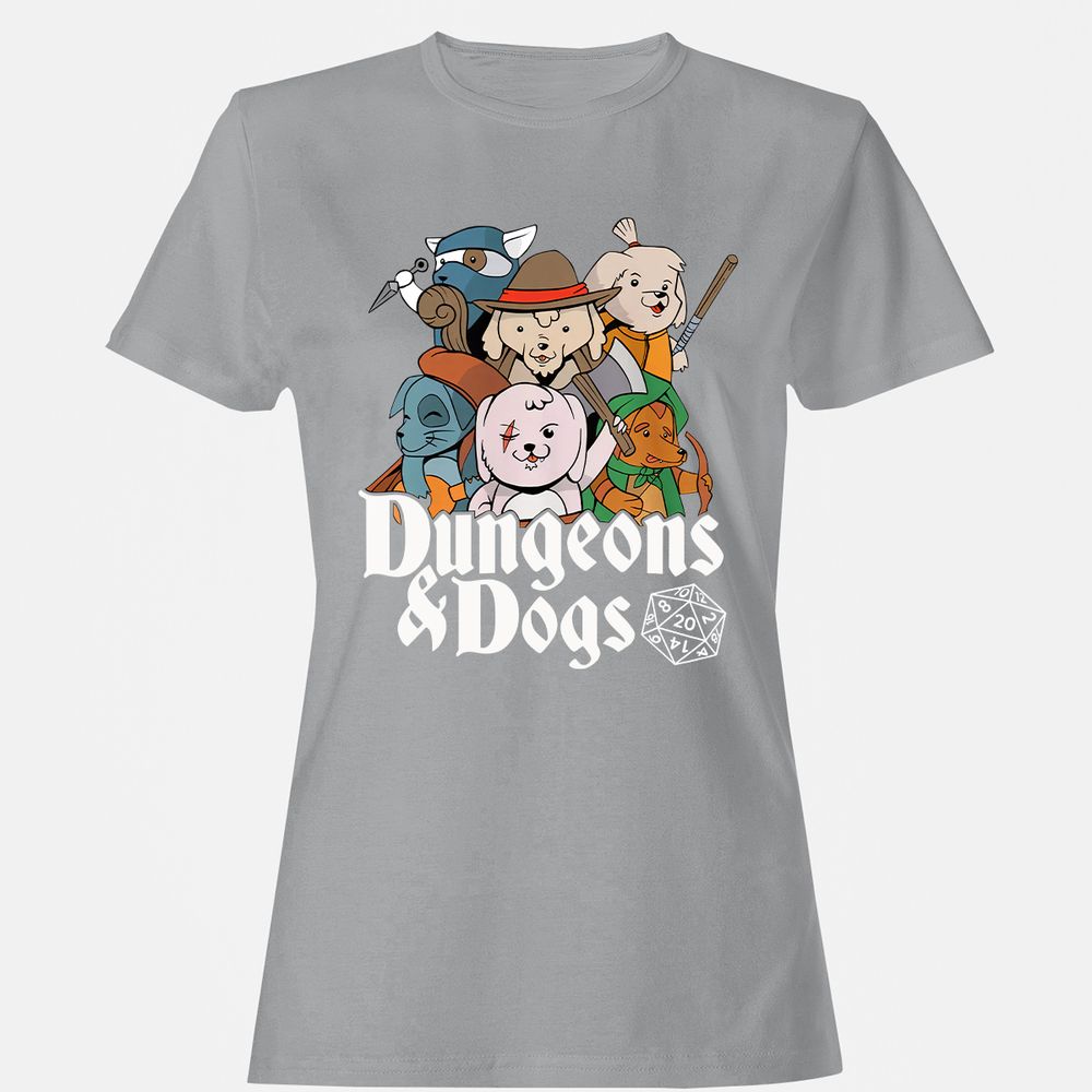 Dungeons & Dogs Women's T-Shirt - Sport Grey - 15