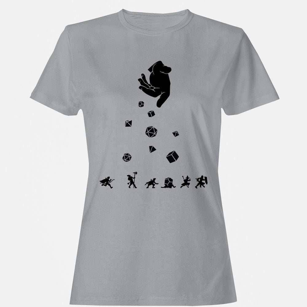 Rocks Fall, Everyone Dice Women's T-Shirt - Sport Grey - 15