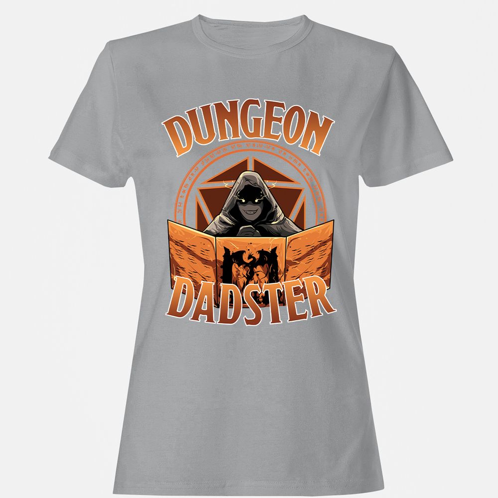 Dungeon Dadster Women's T-Shirt - Sport Grey - 15