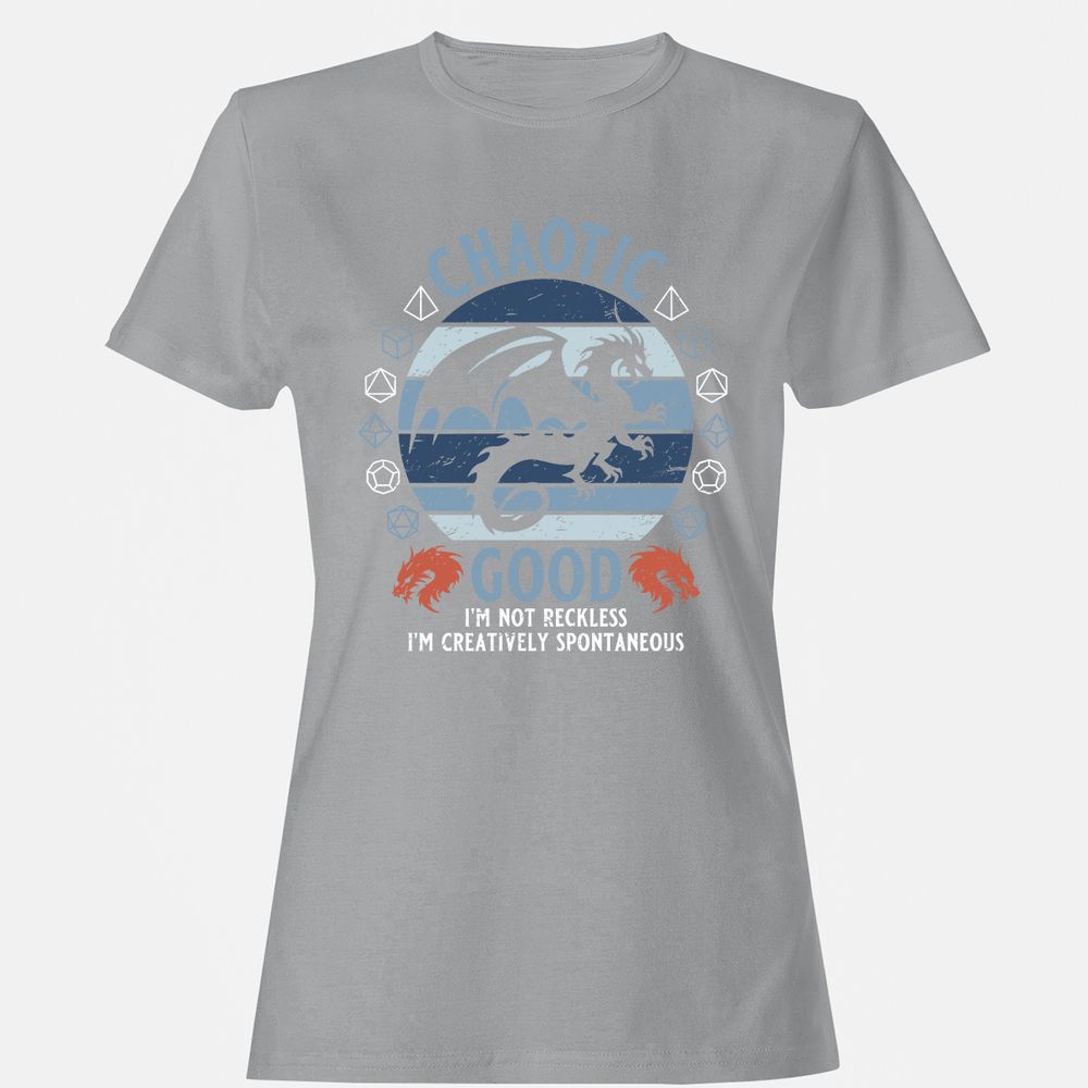 Chaotic Good 2 Women's T-Shirt - Sport Grey - 15