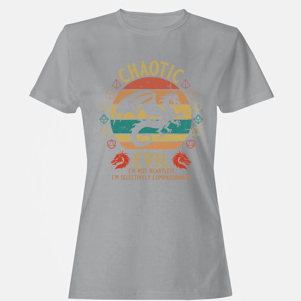 Chaotic Evil Women's T-Shirt - Sport Grey - 15