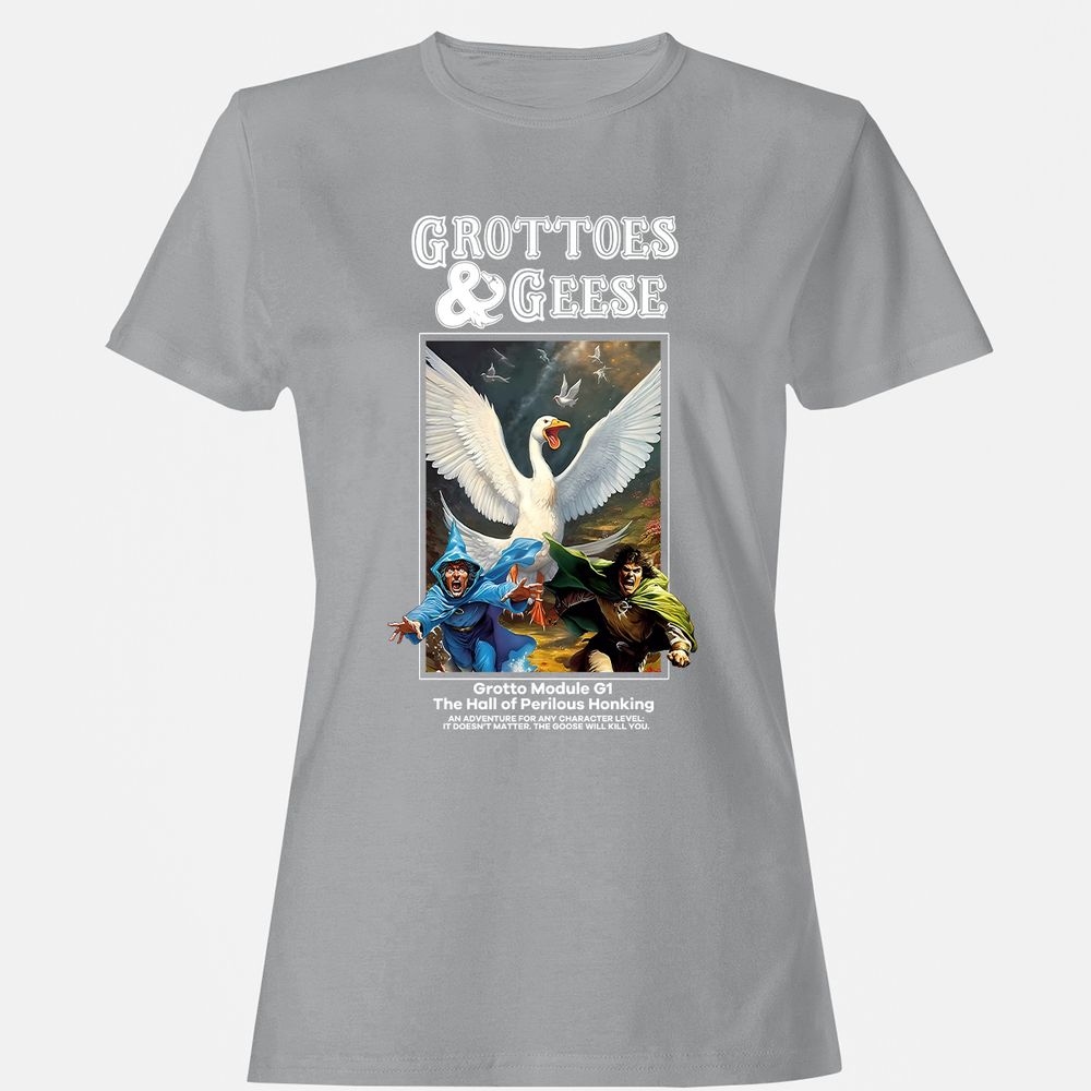 Grottoes & Geese Women's T-Shirt - Sport Grey - 15