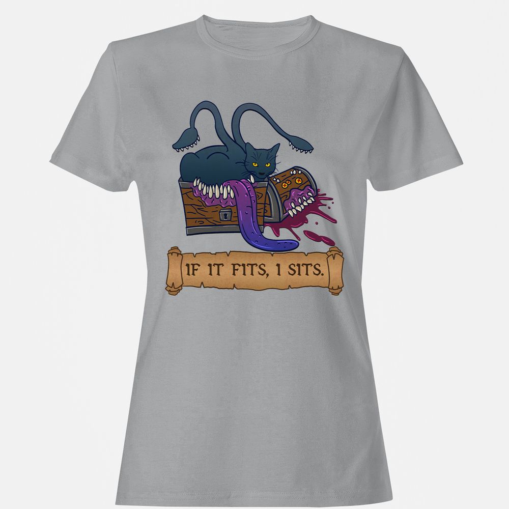 If It Fits I Sits Women's T-Shirt - Sport Grey - 15