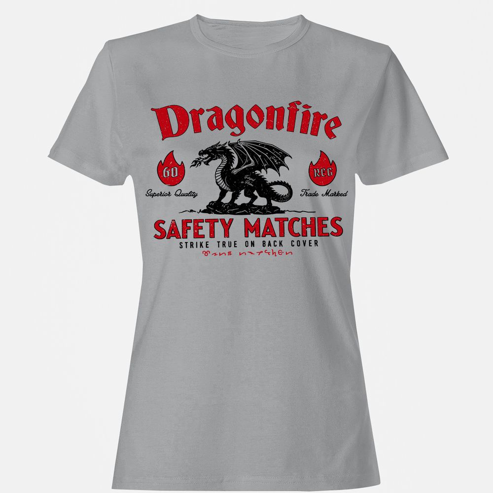 Dragonfire Women's T-Shirt - Sport Grey - 15
