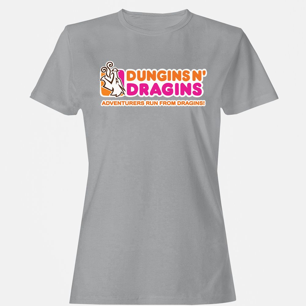 Dungins & Dragins Women's T-Shirt - Sport Grey - 15