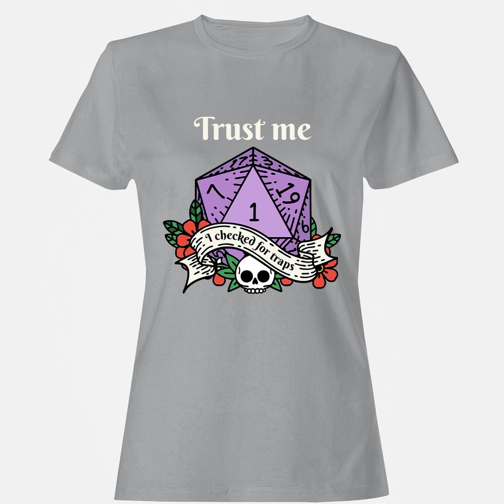 Trust Me I Checked for Traps - Sport Grey - 15