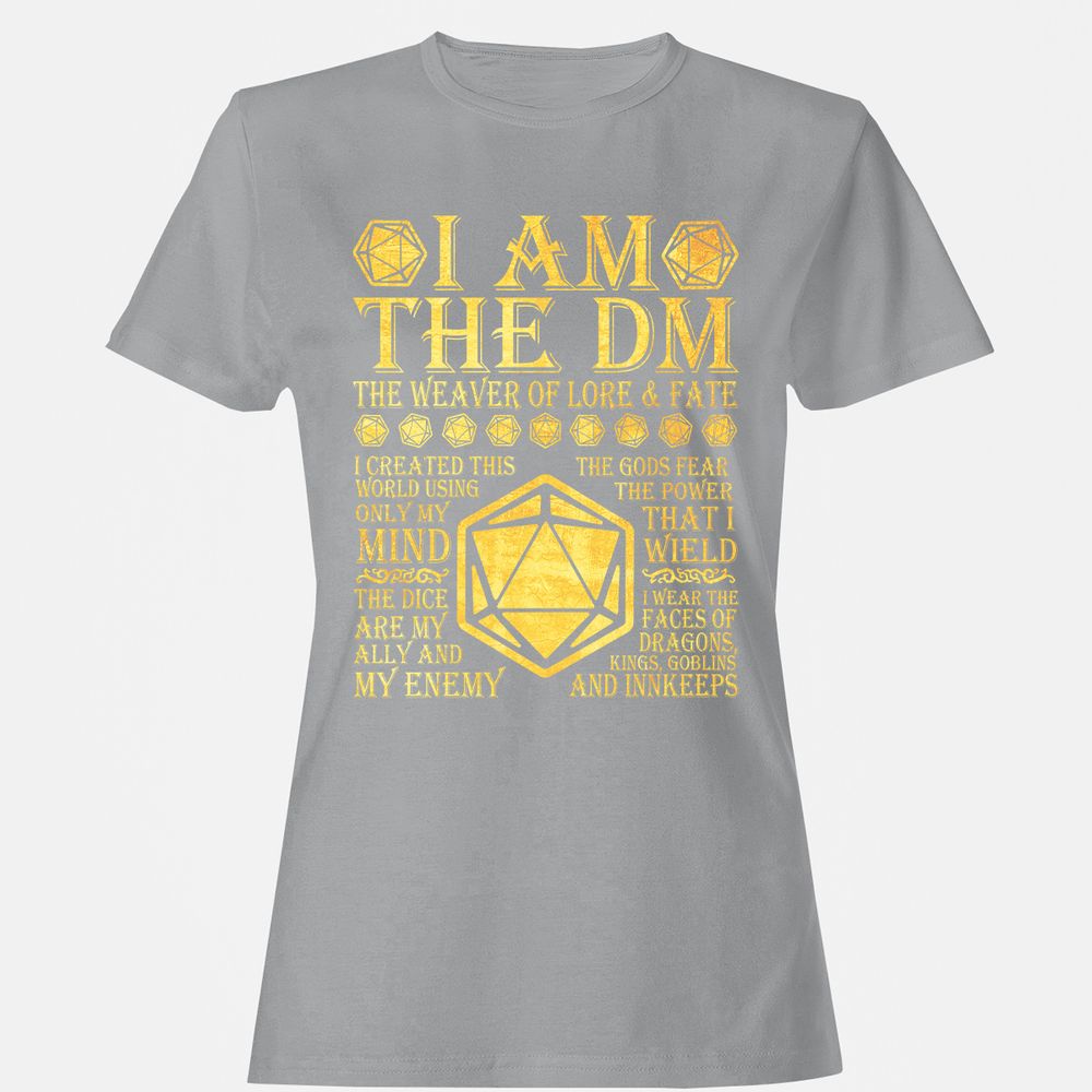 I Am The DM Women's T-Shirt - Sport Grey - 15
