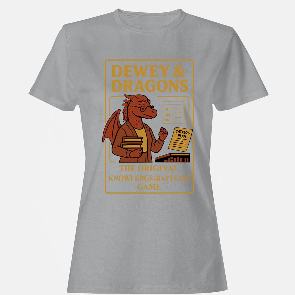 Dewey & Dragons Women's T-Shirt - Sport Grey - 15