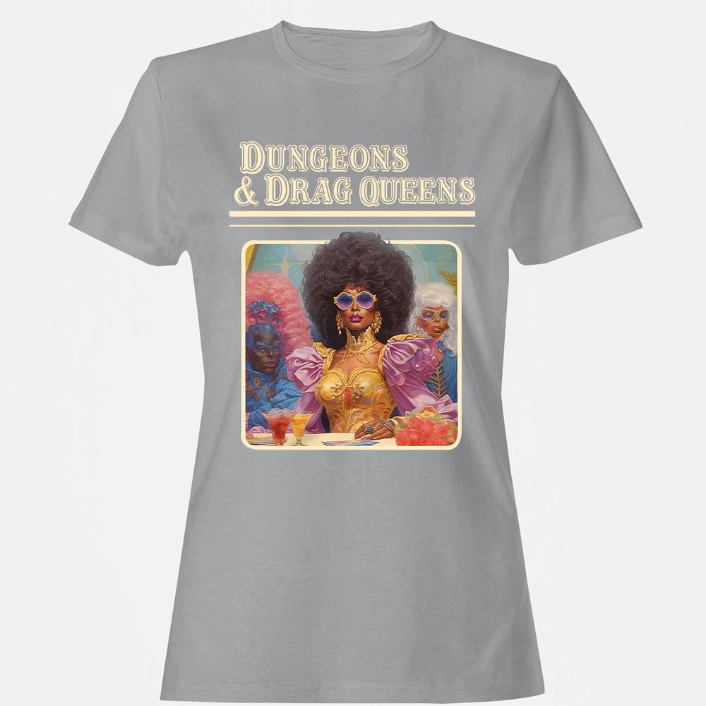 Dungeons & Drag Queens Women's T-Shirt - Sport Grey - 15