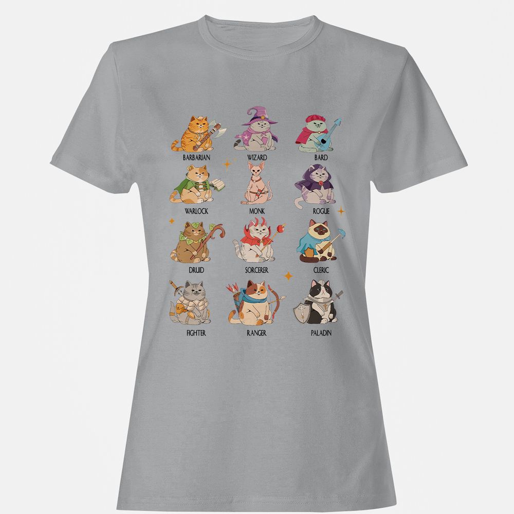 Dungeons And Cats Women's T-Shirt - Sport Grey - 15
