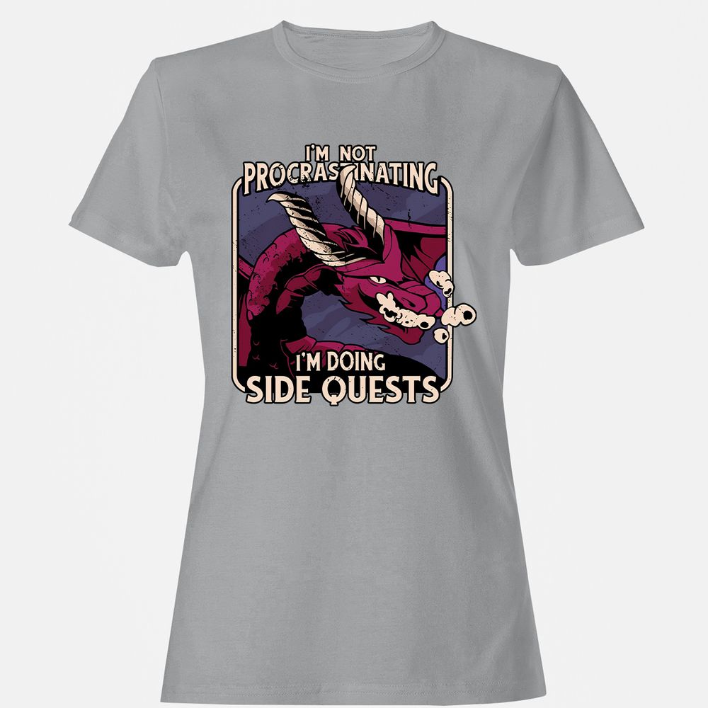 Doing Side Quests Women's T-Shirt - Sport Grey - 15