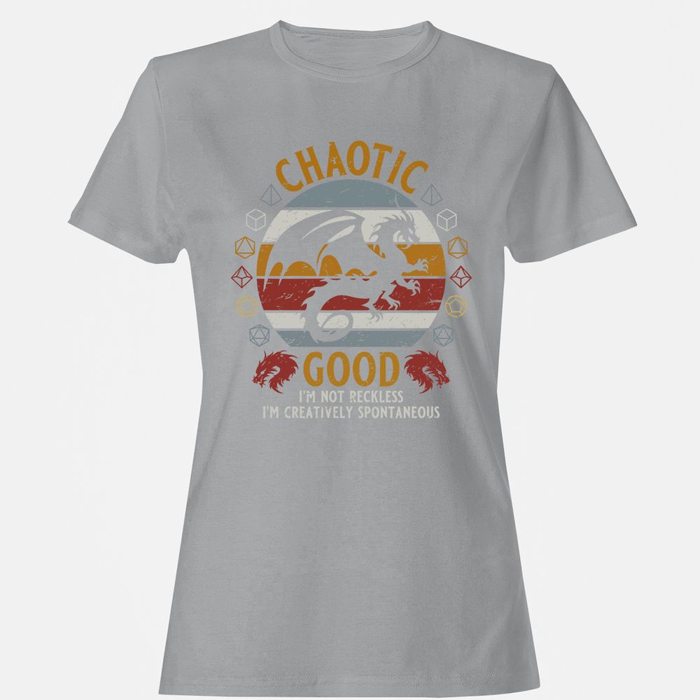 Chaotic Good Women's T-Shirt - Sport Grey - 15