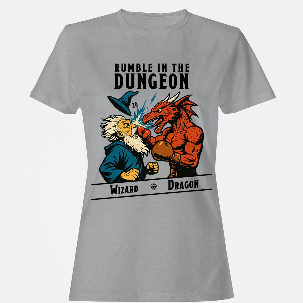 Rumble in the Dungeon Women's T-Shirt - Sport Grey - 15