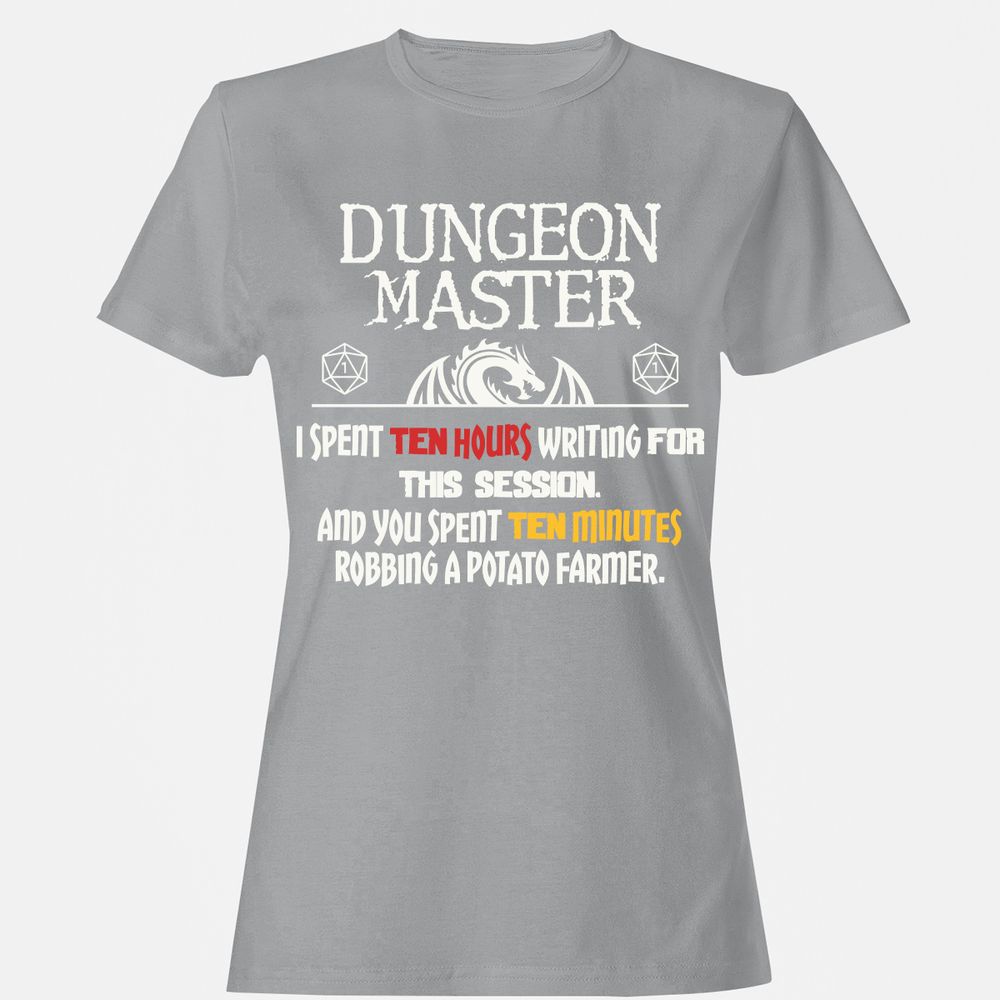 Dungeon Master Chaos Meme Women's T-Shirt - Sport Grey - 15