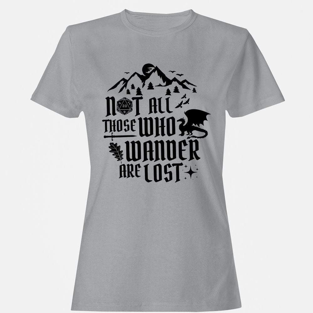 Not All Those Who Wander Are Lost Women's T-Shirt - Sport Grey - 15