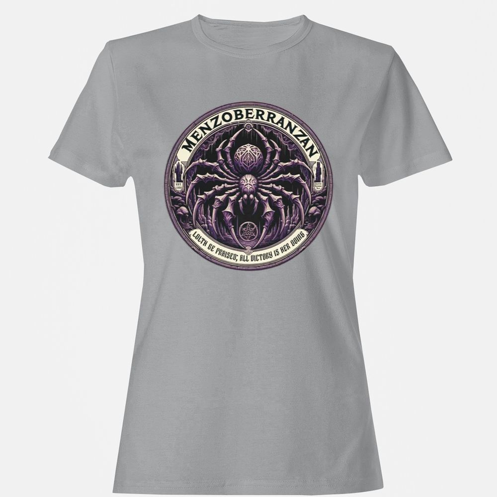 Menzoberranzan Lolth Be Praised Women's T-Shirt - Sport Grey - 15