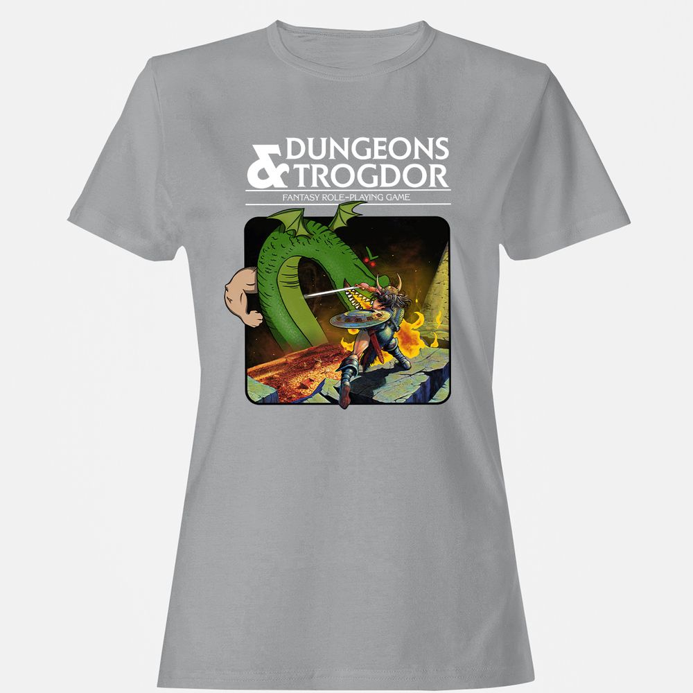 Trogdor Women's T-Shirt - Sport Grey - 15